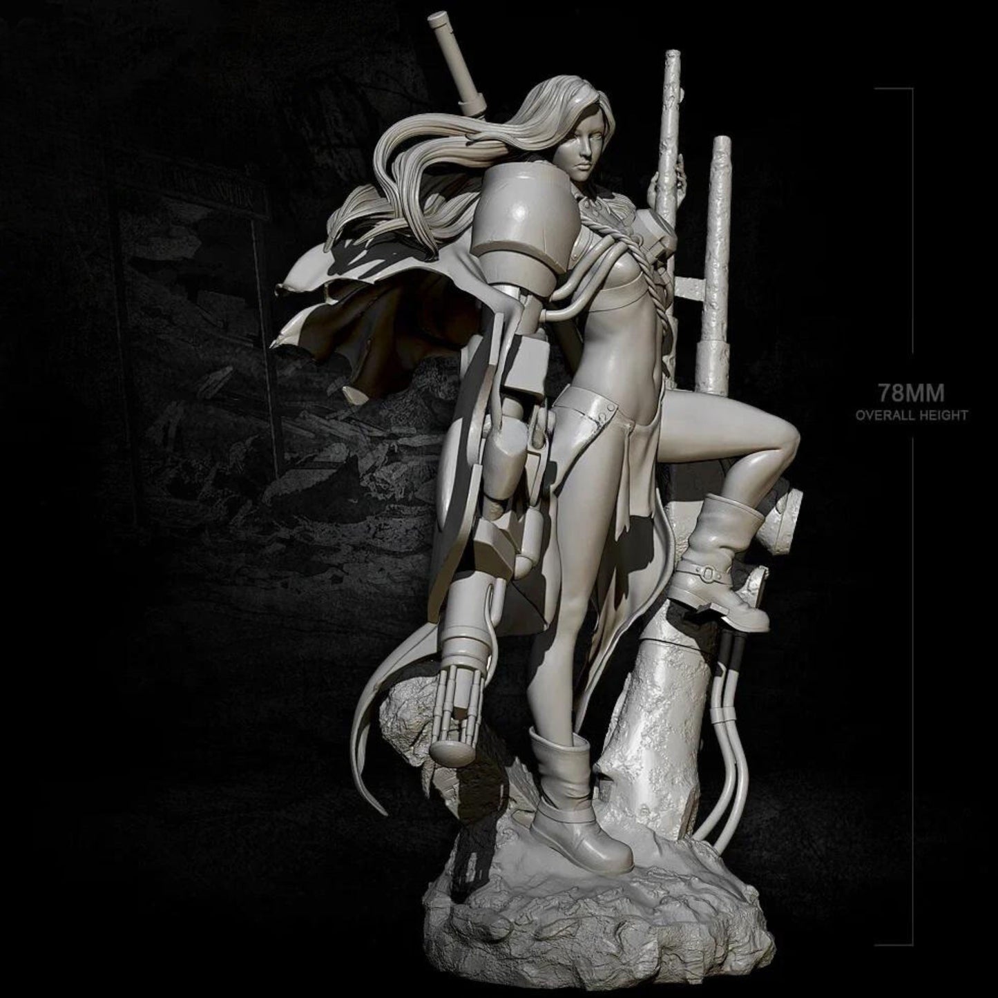 18+ Collector's 3D Printed Model: 78mm Resin model kits figure self-assembled.