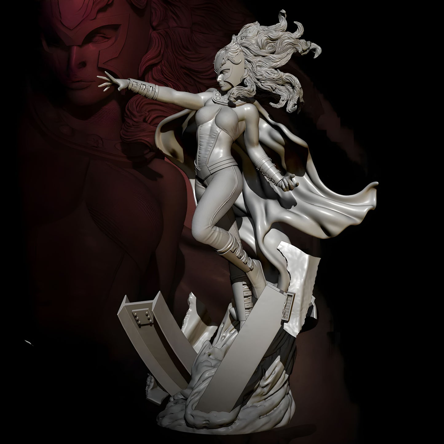 18+ Collector's 3D Printed Model: 1/24 Resin model kits figure beauty colorless and self-assembled