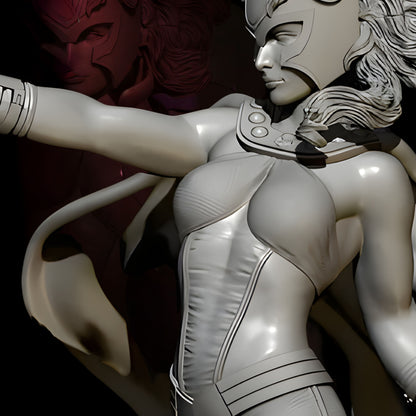 18+ Collector's 3D Printed Model: 1/24 Resin model kits figure beauty colorless and self-assembled