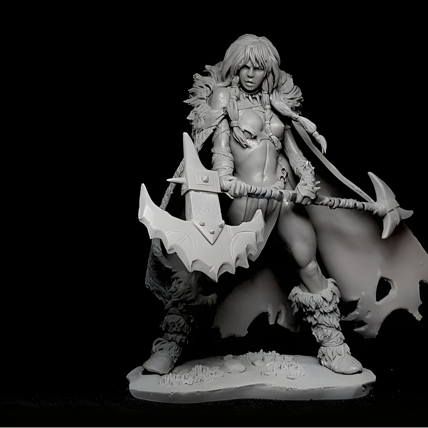 18+ Collector's 3D Printed Model:  1/24 Resin Model Kits Heroine Beauty Model Self-assembled.