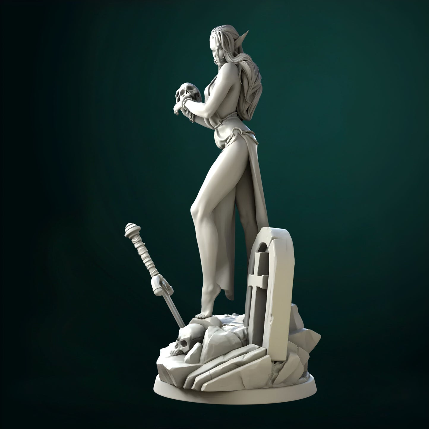 18+ Collector's 3D Printed Model: 75mm,50mm,32mm , miniature model resin figure, Unassembled and unpainted kit