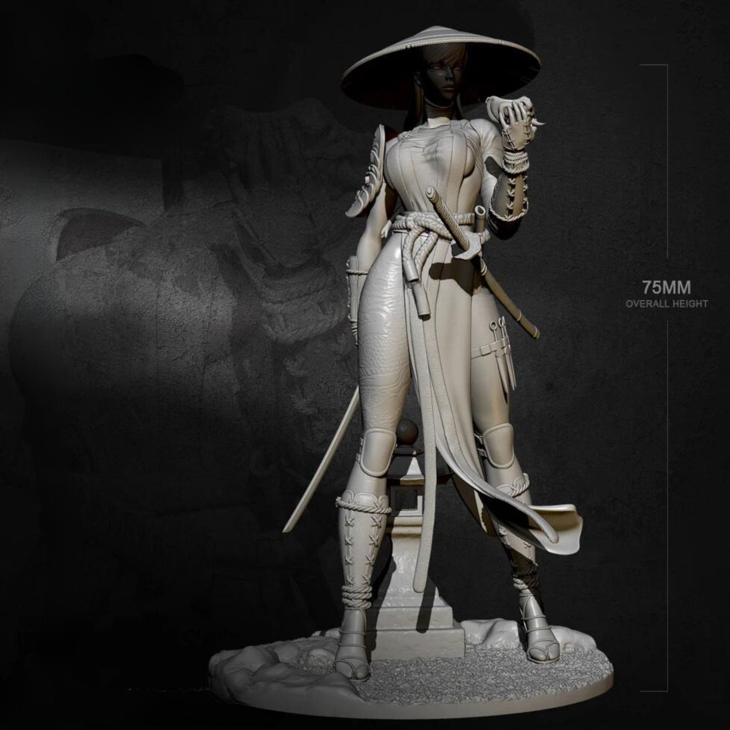 18+ Collector's 3D Printed Model: H75mm Resin model kits figure DIY self-assembled.