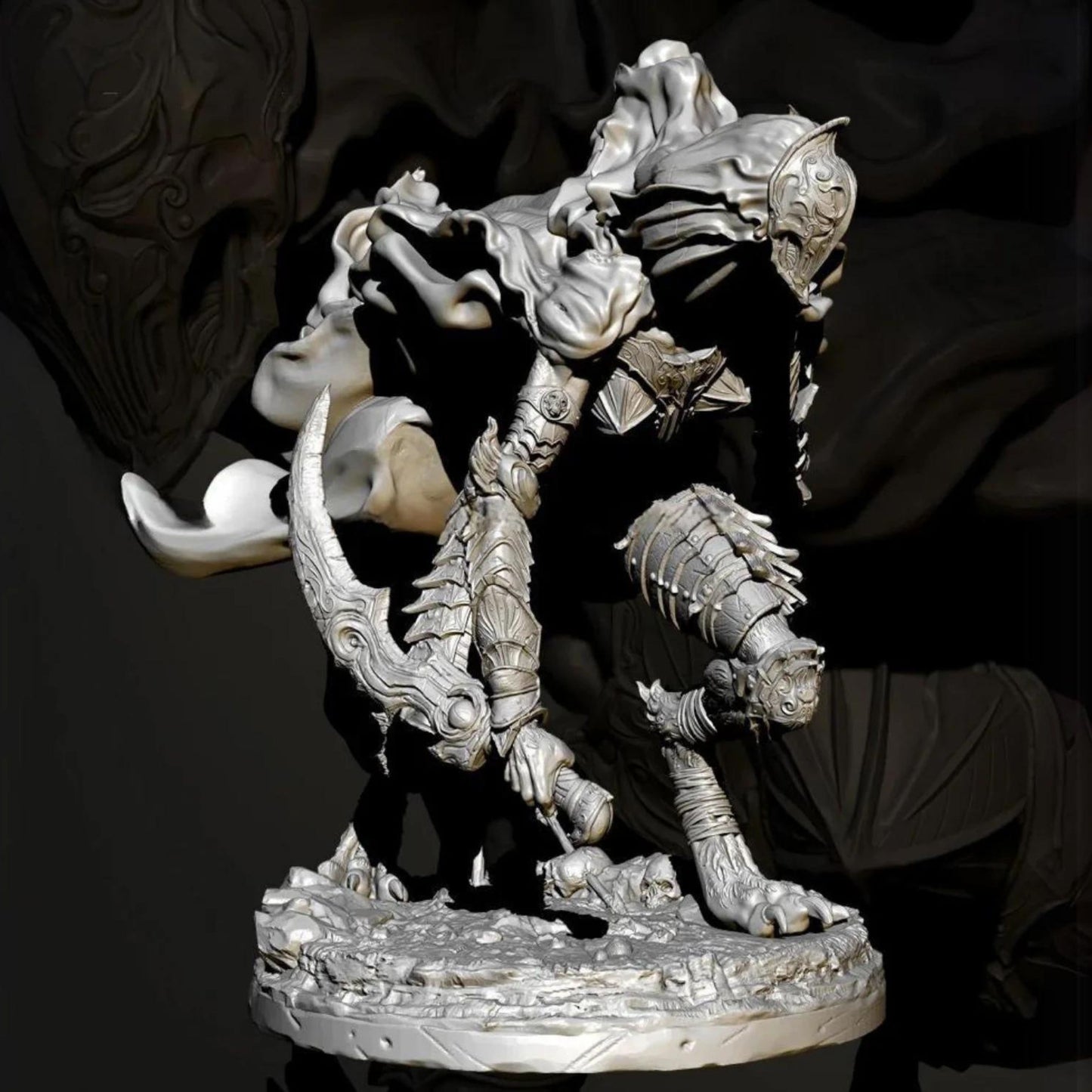 18+ Collector's 3D Printed Model: 55mm 75mm Resin figure model kit DIY colorless and self-assembled TD-4050