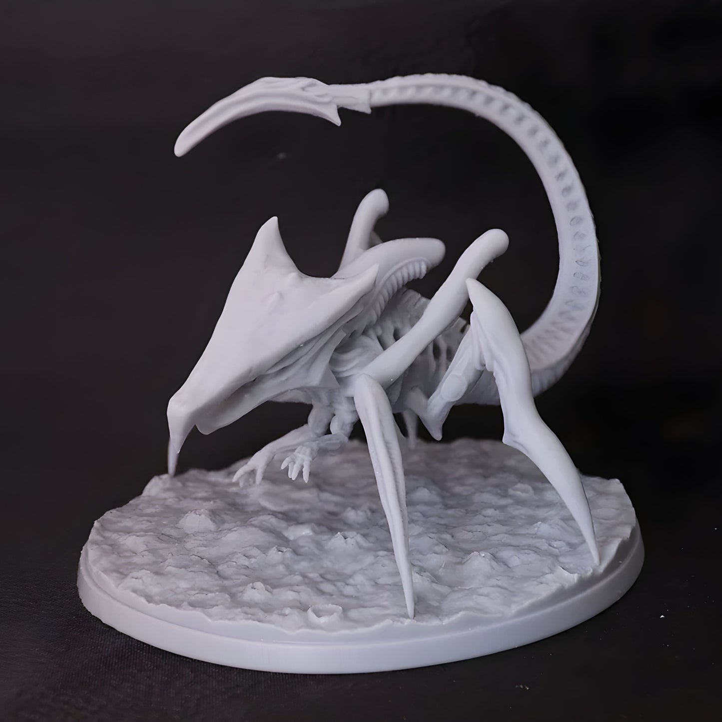 18+ Collector's 3D Printed Model: 50mm 60mm Resin Model Kits Alien Insect Figure Sculpture Unpainted No Color.