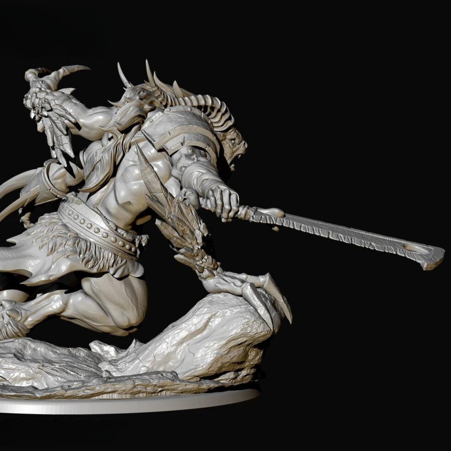 18+ Collector's 3D Printed Model: 78mm Resin model kits figure colorless and self-assembled.