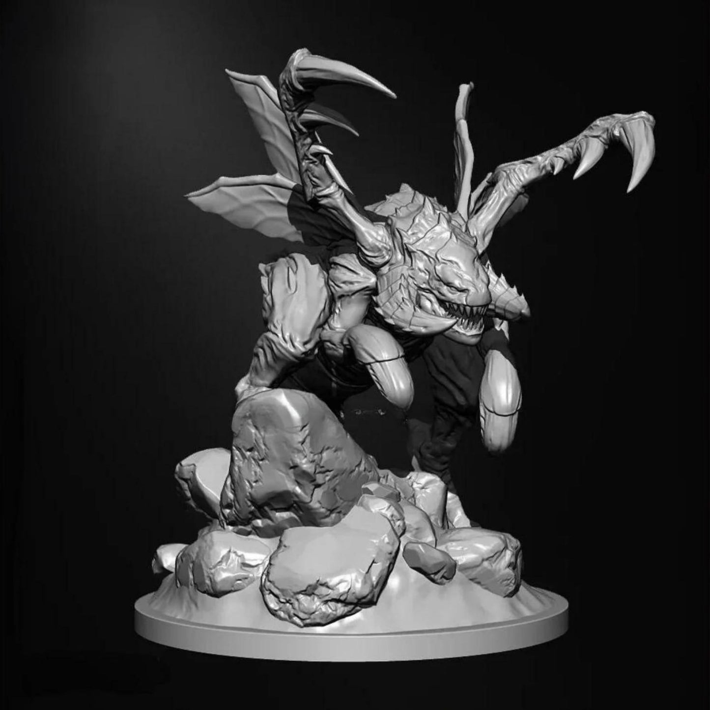 18+ Collector's 3D Printed Model: 76mm Resin model kits figure colorless and self-assembled.