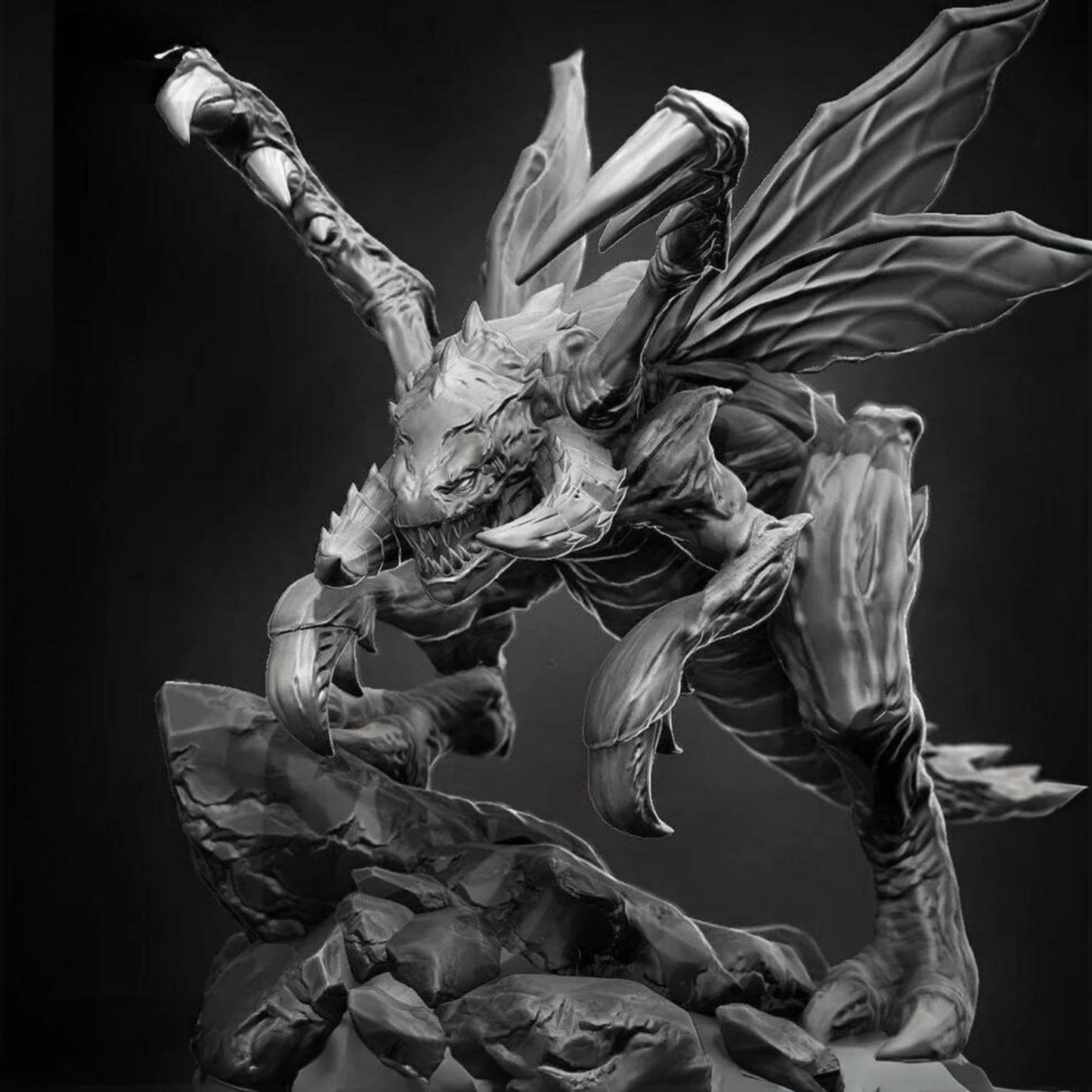 18+ Collector's 3D Printed Model: 76mm Resin model kits figure colorless and self-assembled.