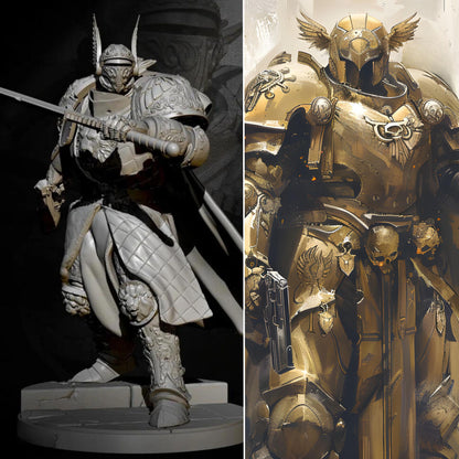 18+ Collector's 3D Printed Model:  H75mm 1/24 Resin figure model kits DIY self-assembled TD-2640