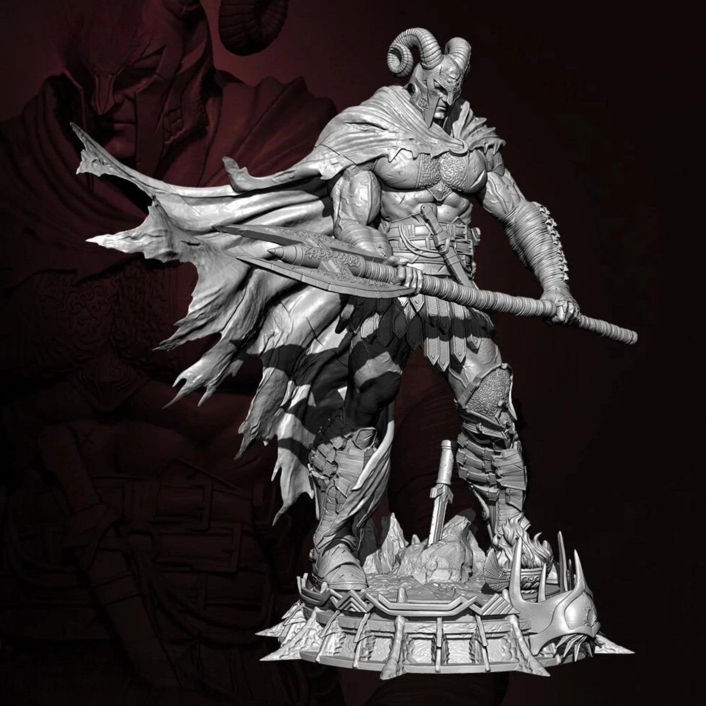 18+ Collector's 3D Printed Model:  85mm Resin model kits figure colorless and self-assembled.