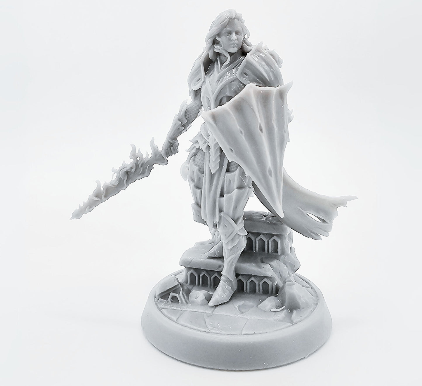 "Luminous Sovereignty: The Paladin's Resolve" 18+ Collector's Model