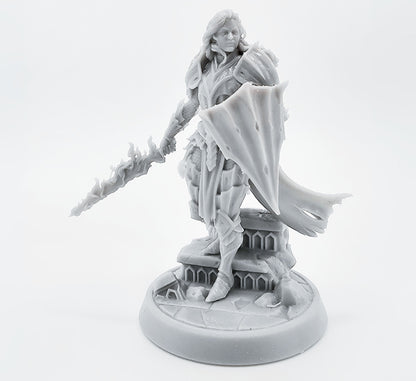 "Luminous Sovereignty: The Paladin's Resolve" 18+ Collector's Model