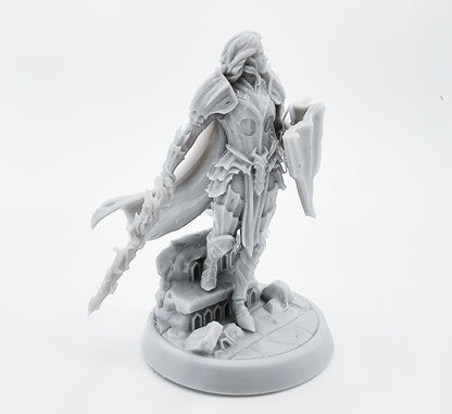 "Luminous Sovereignty: The Paladin's Resolve" 18+ Collector's Model