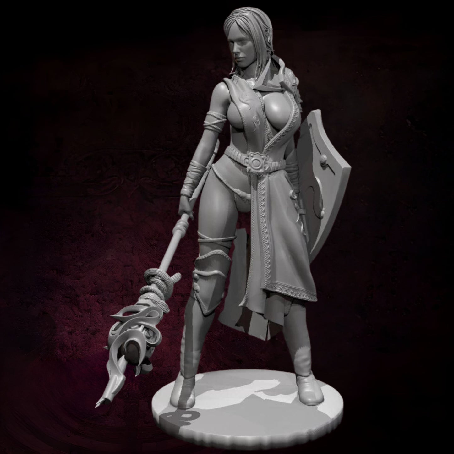 18+ Collector's 3D Printed Model: 50mm 75mm Resin model kits figure beauty colorless and self-assembled （3D Printing