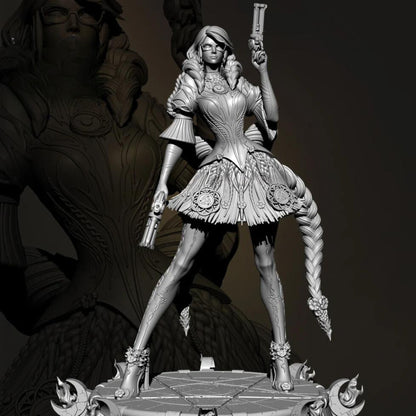 18+ Collector's 3D Printed Model:  55mm 80mm Resin model kits figure beauty colorless and self-assemble.