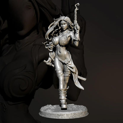 18+ Collector's 3D Printed Model: 50mm 75mm Resin model kits figure beauty colorless and self-assembled.