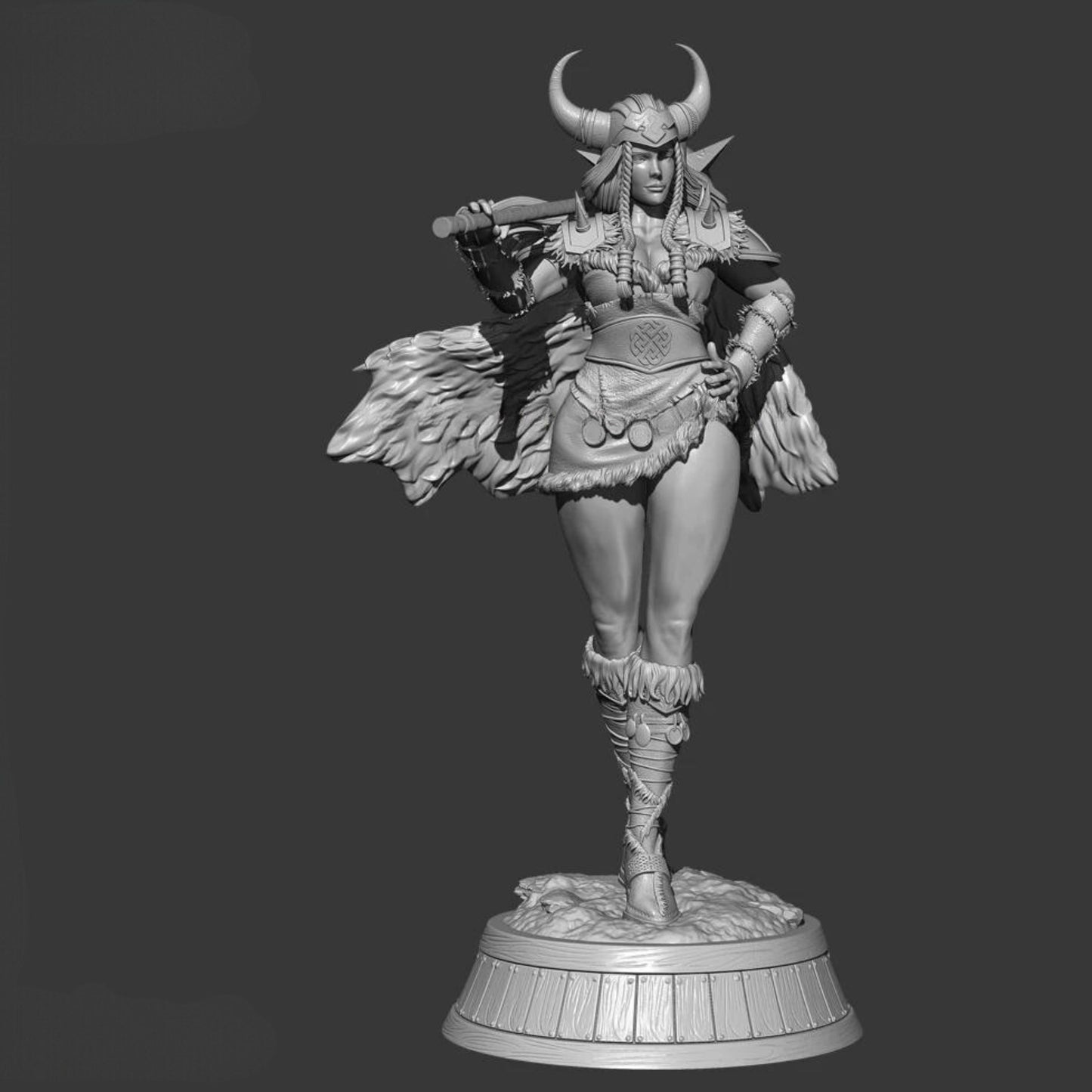 18+ Collector's 3D Printed Model: 78mm Resin model kits figure beauty colorless and self-assembled.