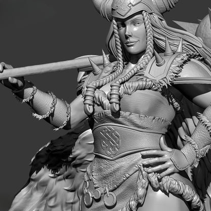 18+ Collector's 3D Printed Model: 78mm Resin model kits figure beauty colorless and self-assembled.