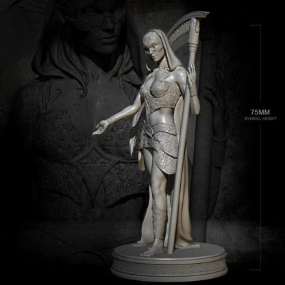 18+ Collector's 3D Printed Model: 75mm 1/24 Resin figure model kits DIY self-assembled.