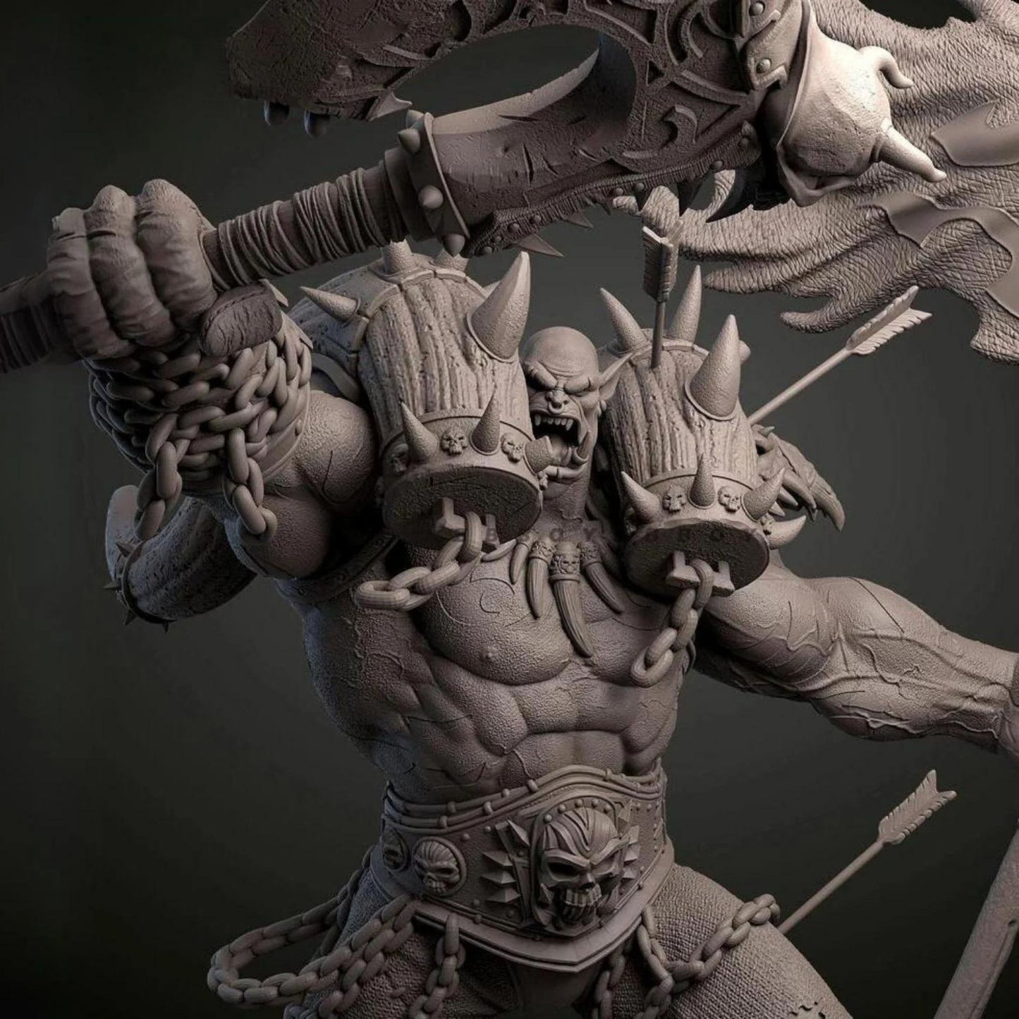 18+ Collector's 3D Printed Model: 80mm Resin model kits figure colorless and self-assembled.