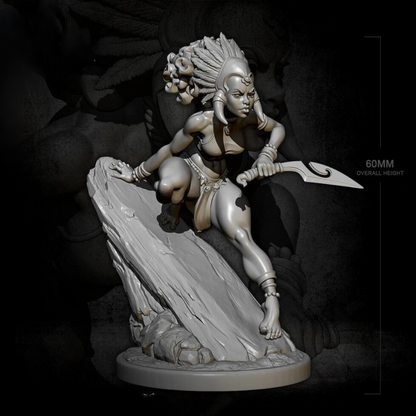 18+ Collector's 3D Printed Model: 60mm Resin model kits figure colorless and self-assembled.