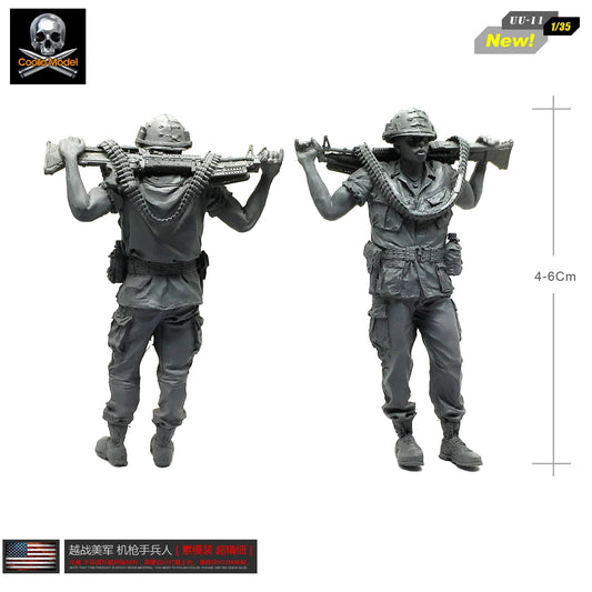 1/35 Resin Figure Kits Vietnam  Us Marine Corps 1:35  Soldier Model Self-assembledUU-11