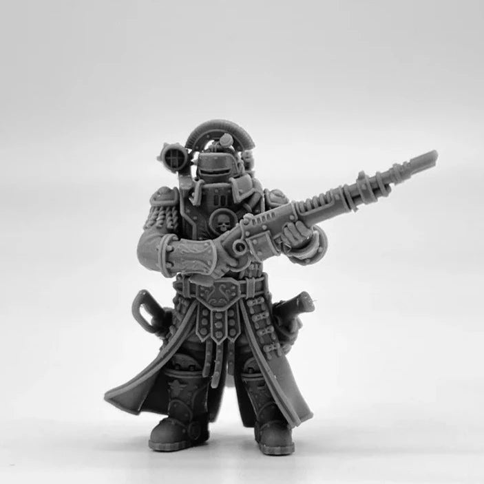 Solar Guard Command Squad of the Imperial Force Resin Model Kit Miniature 28mm Scale Tabletop Gaming Unpainted Soldier Figures