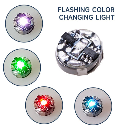 Magnetic Control Light Colorful Automatic Color Changing LED with Fast and Slow Flashing Model Handmade DIY No Battery 1pc