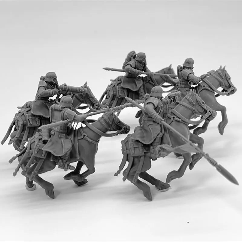 Death Division Cavalry of the Imperial Force Dynamic Resin Model Miniature Tabletop Gaming Soldier Figures Unpainted Model Kit