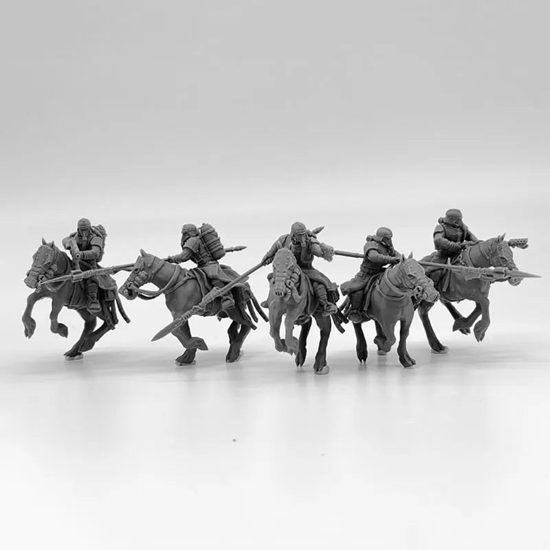 Death Division Cavalry of the Imperial Force Dynamic Resin Model Miniature Tabletop Gaming Soldier Figures Unpainted Model Kit