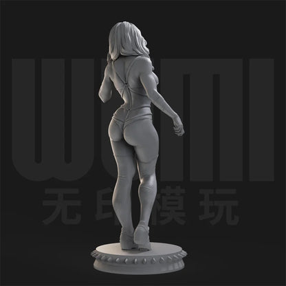 1/18 1/24 Scale Gothic Sexy Woman Resin Doll Model Original Character Figures Unpainted Figurines Miniature Collection