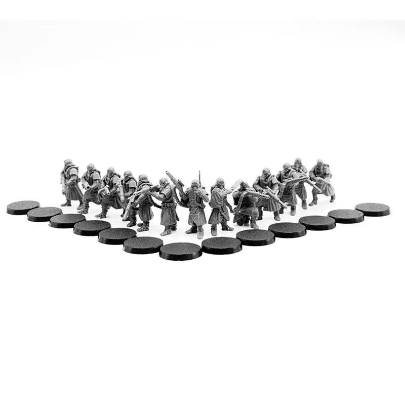 13Pcs 28MM Death Squad Grenadiers of the Imperial Force Resin Model Tabletop Gaming Soldier Figures Unpainted Miniature