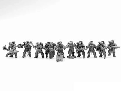 Kill Squad Imperial Force Resin Model Kit Miniature 28mm Scale Tabletop Gaming Unpainted Warchess Soldier Figures