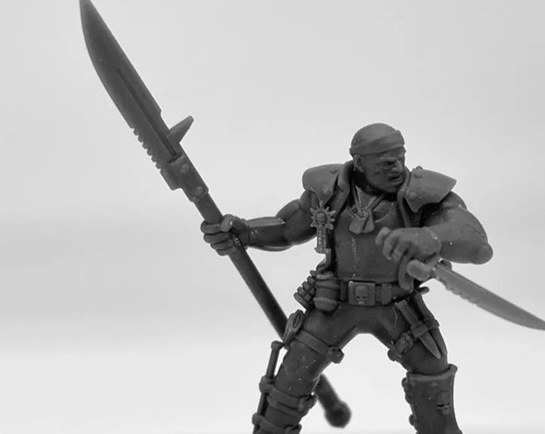 Inquisition Kill Squad Resin Model Kit 28mm Scale Miniature Tabletop War Gaming Unpainted Soldier Figures