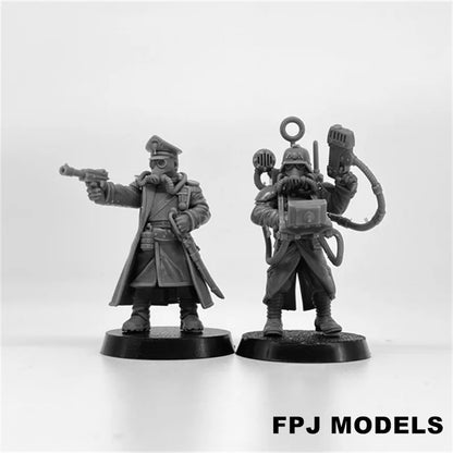 28mm Scale Grim Guard Combatants Resin Model Kit Miniature Tabletop War Gaming Model Toys Unpainted Soldier Figures