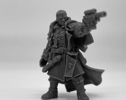 Inquisition Kill Squad Resin Model Kit 28mm Scale Miniature Tabletop War Gaming Unpainted Soldier Figures