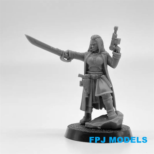 28mm Scale Duchess Figures Resin Model Kit Miniature Tabletop War Gaming Model Toys Unpainted Soldier Figures